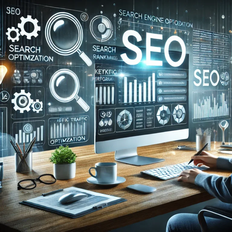 SEO Image on monitor.