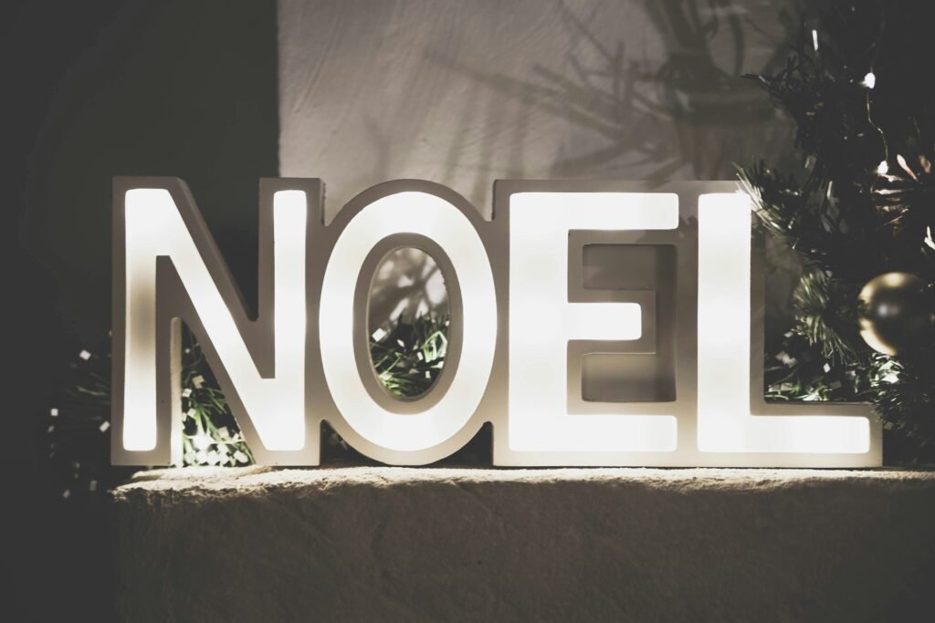 Festive Noel Sign