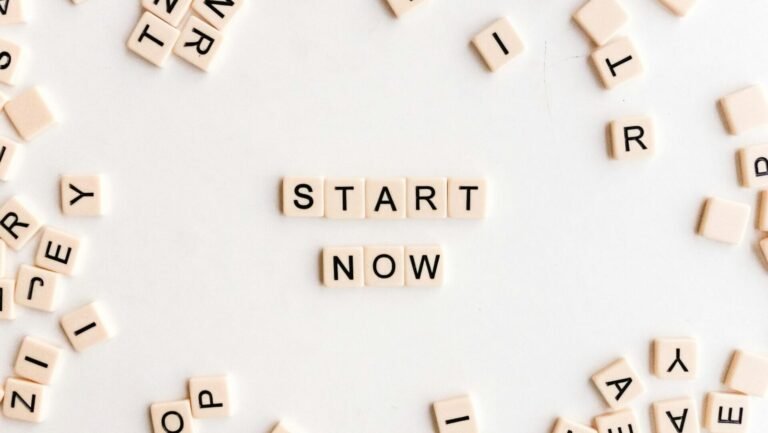 Start Now - Scrabble